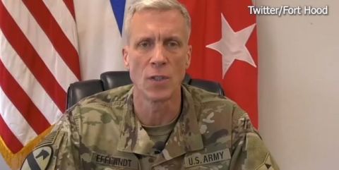 El comandante general Scott Efflandt.