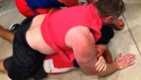 Captura del video del incidente en Houston.