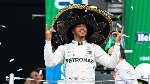 Por primera vez se vio un festejo de este tipo en la Formula 1.