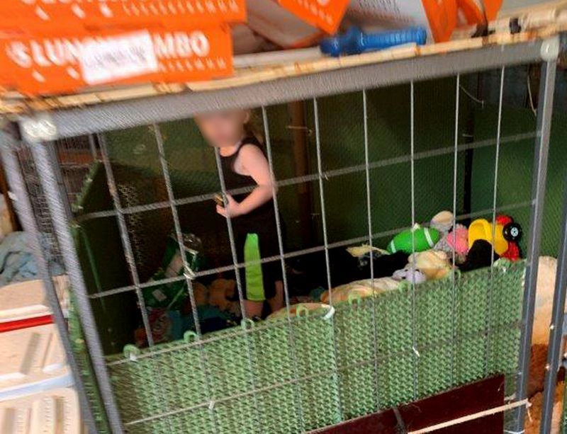 La madre más cruel del mundo: su bebé hambriento vivía en una jaula rodeado por más de 600 animales en EE.UU.