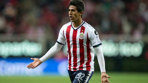 José Juan Macías, jugador de las Chivas de Guadalajara.