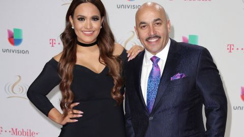 Mayeli Alonso y Lupillo Rivera en el 2017.