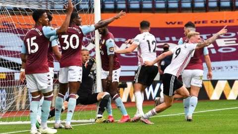 La polémica jugada del Sheffield Vs. Aston Villa.