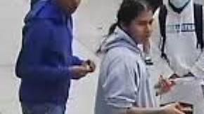 Los sospechosos captadas por una cámara de seguridad