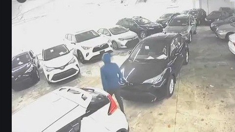 Imagen captada durante el robo