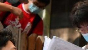 Esta edición del gaokao se celebró con medidas contra el coronavirus.