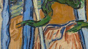 "Raíces de árboles" es probablemente la última obra que pintó Vincent Van Gogh.