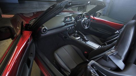 mazda miata interior