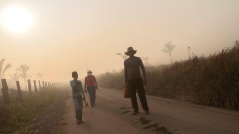 Incendios forestales en la Amazonia.