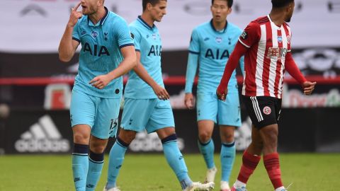 Eric Dier tuvo un altercado en la tribuna en marzo pasado.