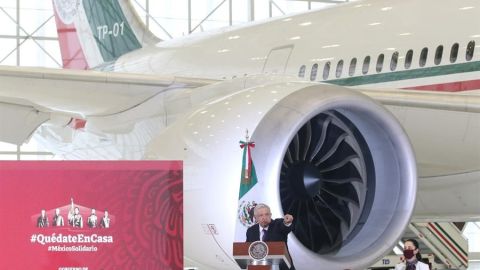 AMLO destaca gasto excesivo en compra de avión presidencial.