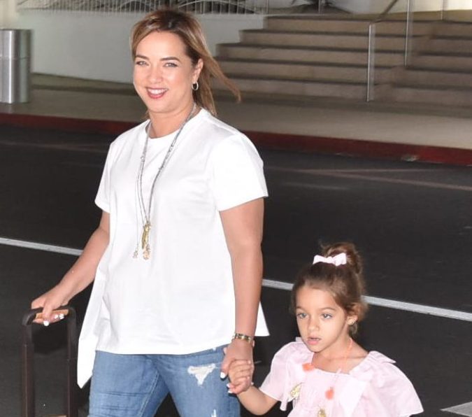 Adamari López junto a su hija Alaïa Costa.