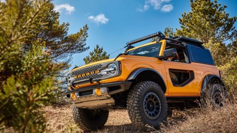 Ford Bronco 2021 de dos puertas. / Foto: Cortesía Ford.