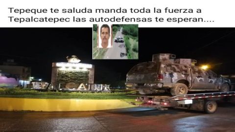 CJNG y el Mencho son derrotados y Cárteles Unidos muestran troca como trofeo de su victoria