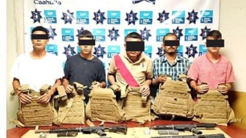Caen 5 sicarios del Cártel del Noreste, entre ellos 2 menores con arsenal cerca de la frontera