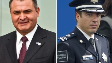 Los exmandos policiacos mexicanos Genaro García Luna y Luis Cárdenas Palomino.