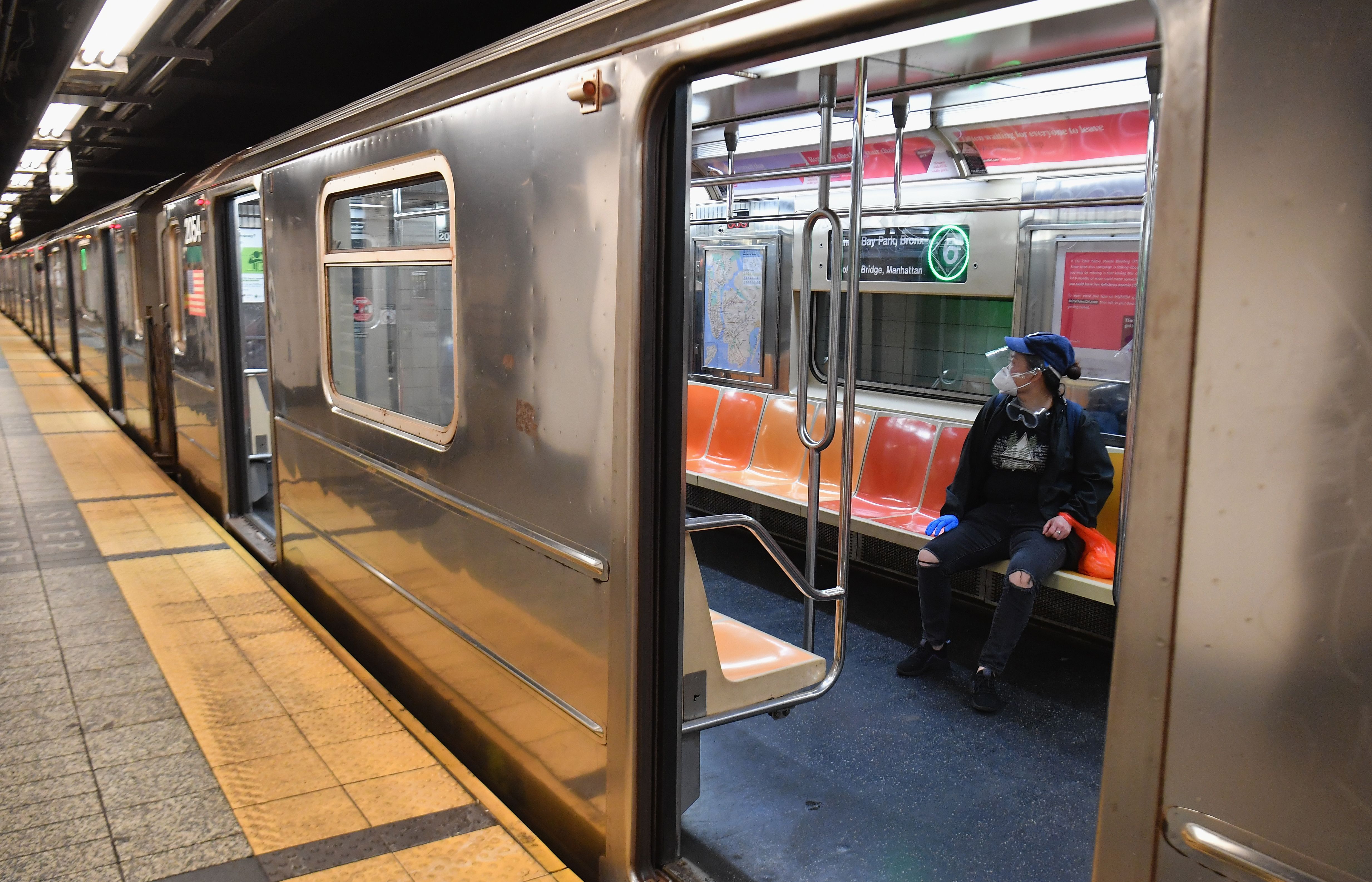 Coronavirus subway nueva York