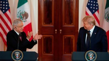 Andrés Manuel López Obrador y Donald Trump se dijeron amigos en su primer encuentro personal.