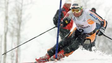 El noruego Finn Christian Jagge alcanzó la gloria en la prueba de esquí alpino.