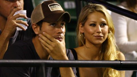 Enrique Iglesias y Anna Kournikova