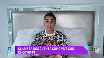 Clarissa Molina desde su cama