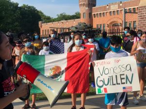 Veteranos hispanos en Staten Island exigen justicia por la muerte de Vanessa Guillén