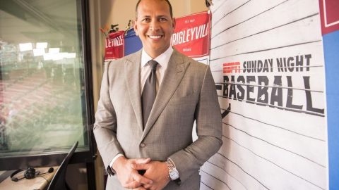 Alex Rodríguez, comentarista estrella de béisbol.