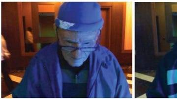 Las cámaras lo captaron disfrazado