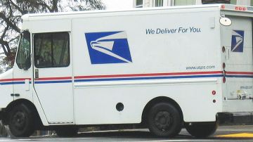Un camión del Servicio de Correos de Estados Unidos.