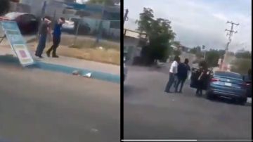 VIDEO: Sicarios del Cártel de Sinaloa imponen su ley, así revisan a gente a plena vista de autoridades
