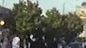 Captura de un video de LAPD instantes antes del disparo.