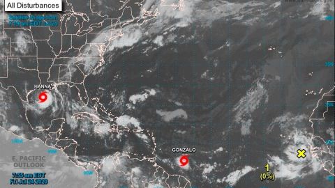 El huracán Hanna llegó a Texas el pasado sábado 25 de julio.