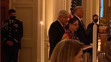 La empresaria fue invitada a la cena por el presidente mexicano