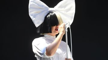 La cantante Sia en concierto.