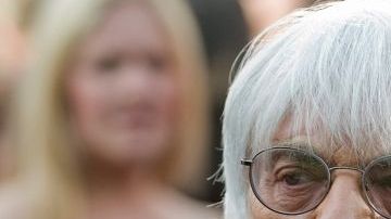 Bernie Ecclestone en su más reciente cita con los medios.