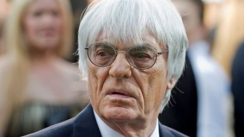 Bernie Ecclestone en su más reciente cita con los medios.