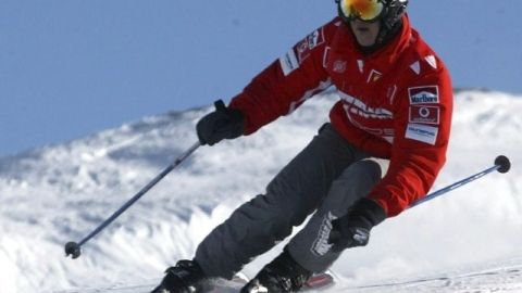 Michael Schumacher tuvo el accidente cuando esquiaba.
