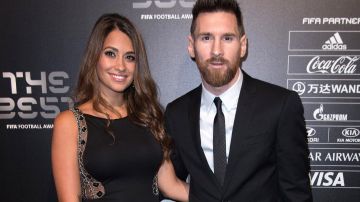 Lionel Messi y su esposa Antonela Roccuzzo.