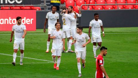 El Real Madrid resolvió un duro partido a su favor.