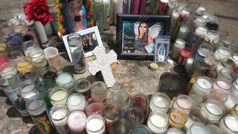 Una ofrenda dedicada a Vanessa Guillén en Houston.
