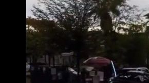 Algunos de los turistas viajaban en camionetas todoterreno.