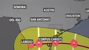 El sistema amenaza la costa de Texas.