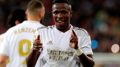 Vinicius anotó el único gol del partido.
