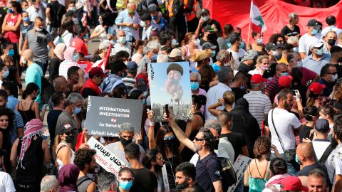 Protestas en Líbano.