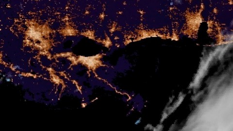 Huracanes Marco y Laura en el Golfo de México.