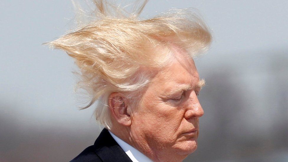 Trump dijo que su cabello tiene que estar "perfecto".