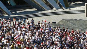 Protestas en Bielorrusia.