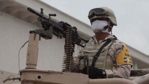 Los militares en México apoyan a la policía en tareas de seguridad ciudadana.