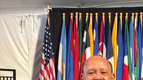 Oswaldo Guzmán, presidente del Ecuadorian Civic Committee Inc.