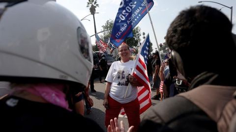 Esta es la mujer que dijo palabras xenófobas en Beverly Hills.